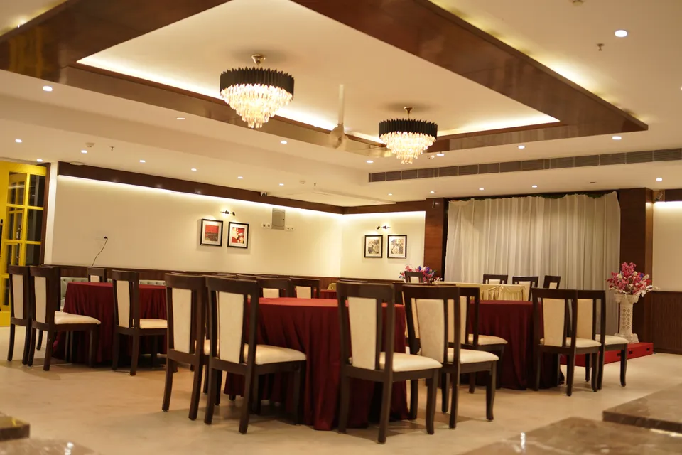 Banquet set for dining